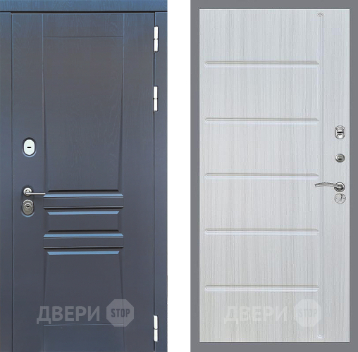 Входная металлическая Дверь Стоп ПЛАТИНУМ ФЛ-102 Сандал белый в Яхроме