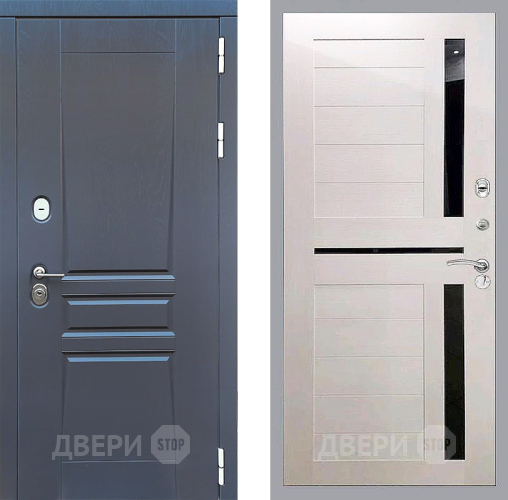 Входная металлическая Дверь Стоп ПЛАТИНУМ СБ-18 Лиственница беж в Яхроме