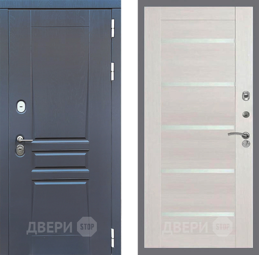 Входная металлическая Дверь Стоп ПЛАТИНУМ СБ-14 Лиственница беж в Яхроме