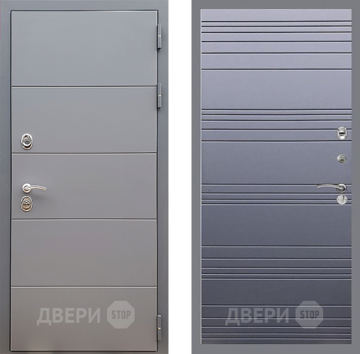 Дверь Стоп АРТ ГРАФИТ Лайн Силк титан в Яхроме