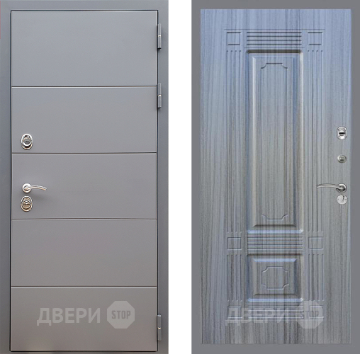 Дверь Стоп АРТ ГРАФИТ ФЛ-2 Сандал грей в Яхроме