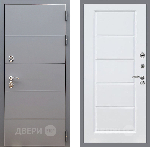 Дверь Стоп АРТ ГРАФИТ ФЛ-39 Силк Сноу в Яхроме