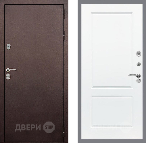 Входная металлическая Дверь Стоп КЛАССИК Медь ФЛ-117 Силк Сноу в Яхроме