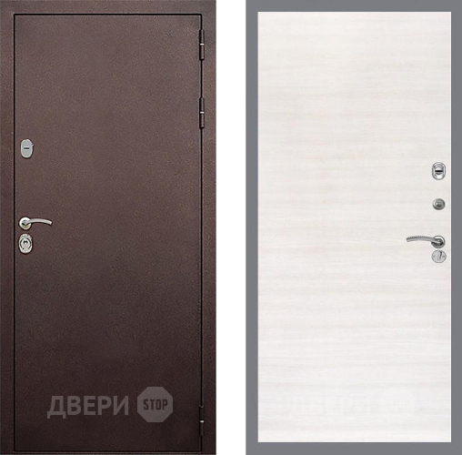Дверь Стоп КЛАССИК Медь Гладкая Акация светлая в Яхроме