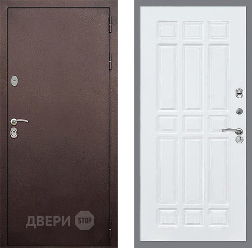 Входная металлическая Дверь Стоп КЛАССИК Медь ФЛ-33 Силк Сноу в Яхроме