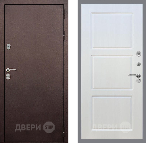 Дверь Стоп КЛАССИК Медь ФЛ-3 Лиственница беж в Яхроме
