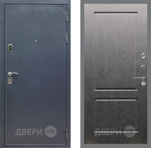 Входная металлическая Дверь Стоп СИЛЬВЕР ФЛ-117 Штукатурка графит в Яхроме