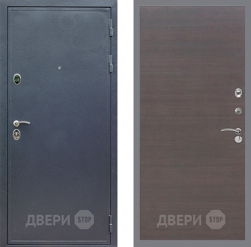 Входная металлическая Дверь Стоп СИЛЬВЕР Гладкая венге поперечный в Яхроме