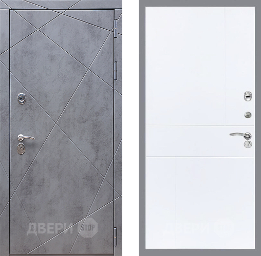 Дверь Стоп Лучи ФЛ-290 Силк Сноу в Яхроме