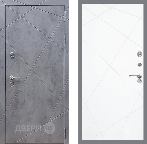 Дверь Стоп Лучи ФЛ-291 Силк Сноу в Яхроме