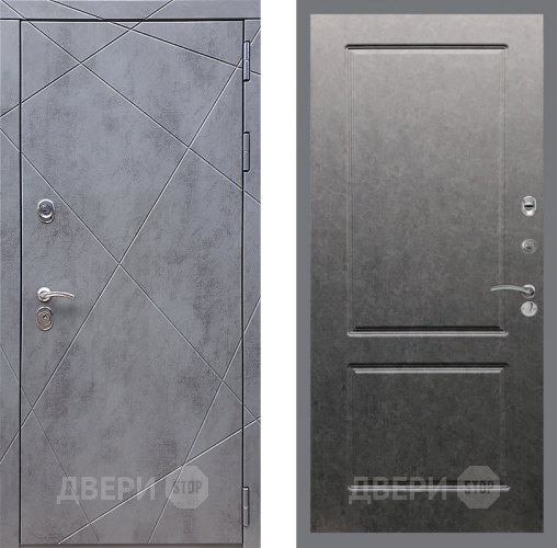 Входная металлическая Дверь Стоп Лучи ФЛ-117 Штукатурка графит в Яхроме
