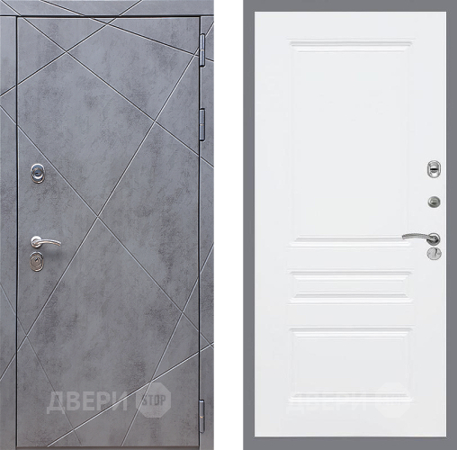Дверь Стоп Лучи ФЛ-243 Силк Сноу в Яхроме