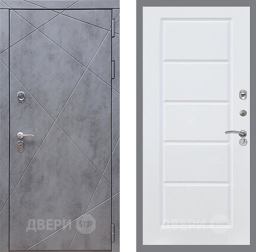 Дверь Стоп Лучи ФЛ-39 Силк Сноу в Яхроме
