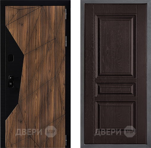 Дверь Дверной континент ДК-11 ФЛ-243 Дуб шоколадный в Яхроме