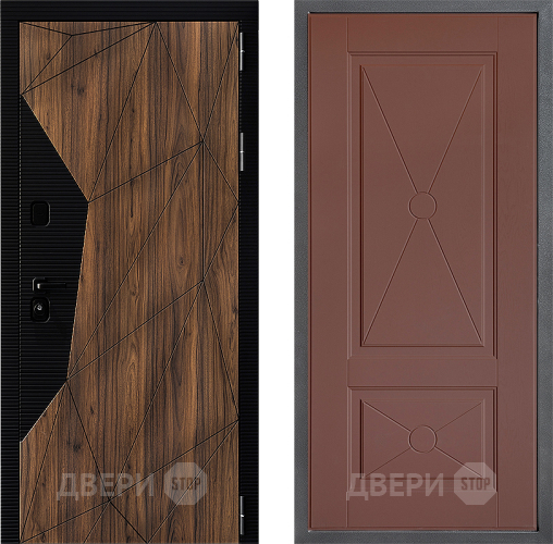Дверь Дверной континент ДК-11 ФЛ-617 Ясень шоколадный в Яхроме
