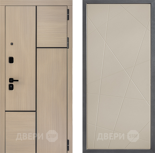 Входная металлическая Дверь Дверной континент ДК-14 ФЛ-655 Капучино в Яхроме