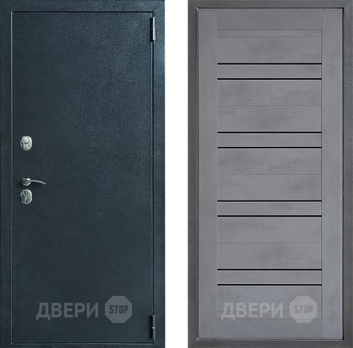 Входная металлическая Дверь Дверной континент ДК-70 Дизайн ФЛ-49 Бетон серый в Яхроме