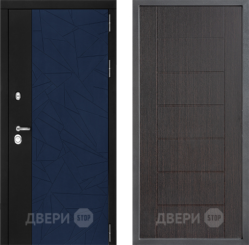 Входная металлическая Дверь Дверной континент ДК-9 ФЛ-Лайн Венге в Яхроме