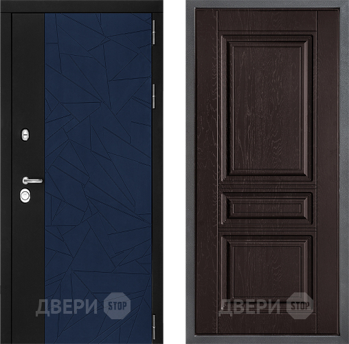 Входная металлическая Дверь Дверной континент ДК-9 ФЛ-243 Дуб шоколадный в Яхроме