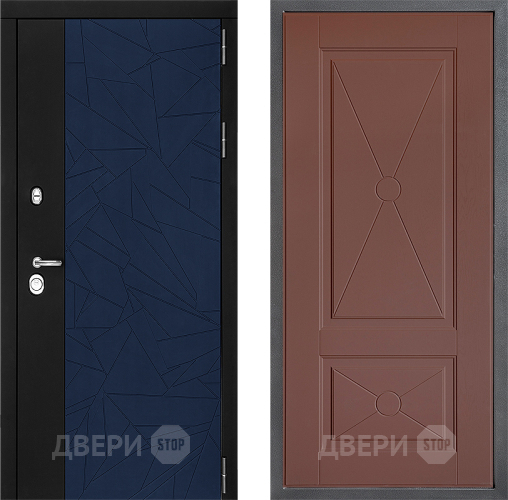 Дверь Дверной континент ДК-9 ФЛ-617 Ясень шоколадный в Яхроме