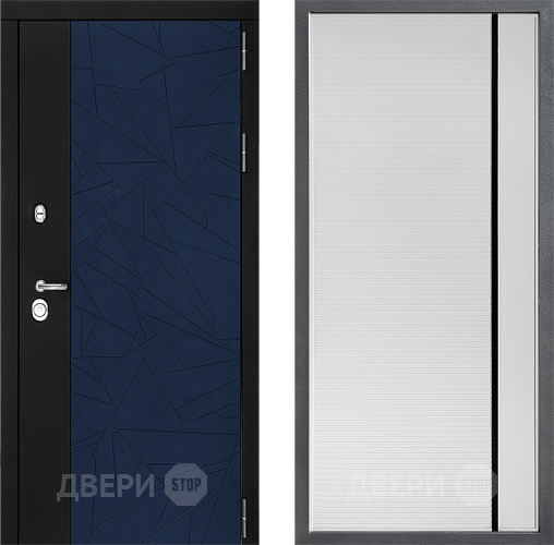 Дверь Дверной континент ДК-9 ФЛ-757 Черное Стекло Софт милк в Яхроме