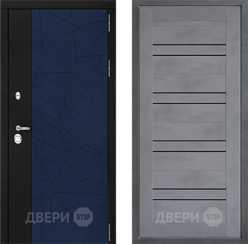 Дверь Дверной континент ДК-9 ФЛ-49 Бетон серый в Яхроме