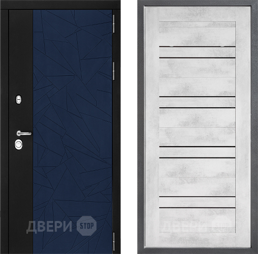 Входная металлическая Дверь Дверной континент ДК-9 ФЛ-49 Бетон снежный в Яхроме
