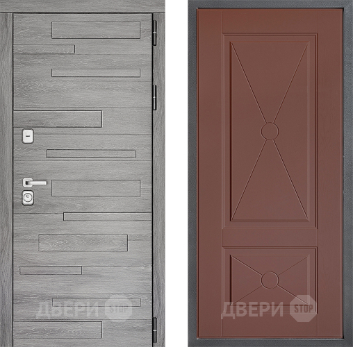 Дверь Дверной континент ДК-10 ФЛ-617 Ясень шоколадный в Яхроме