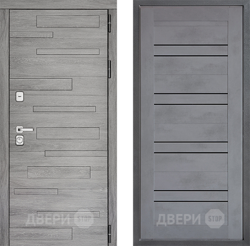 Дверь Дверной континент ДК-10 ФЛ-49 Бетон серый в Яхроме