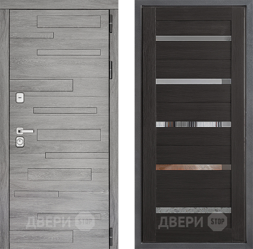 Входная металлическая Дверь Дверной континент ДК-10 ФЛ-47 Венге в Яхроме