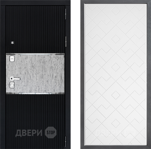 Дверь Дверной континент ДК-13 ФЛ-Тиффани Белый софт в Яхроме