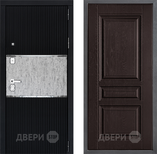 Входная металлическая Дверь Дверной континент ДК-13 ФЛ-243 Дуб шоколадный в Яхроме