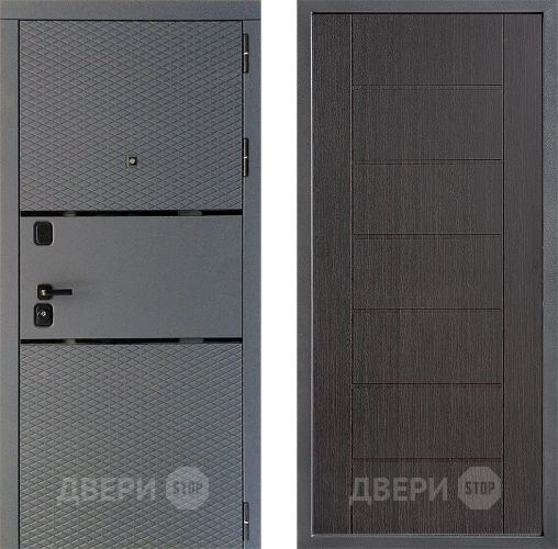 Дверь Дверной континент Диамант Дизайн ФЛ-Лайн Венге в Яхроме