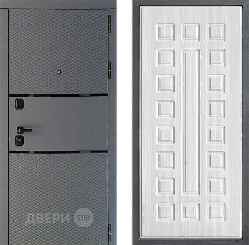 Входная металлическая Дверь Дверной континент Диамант Дизайн ФЛ-183 Сандал белый в Яхроме