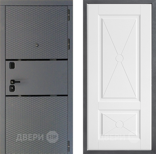 Входная металлическая Дверь Дверной континент Диамант Дизайн ФЛ-617 Софт милк в Яхроме