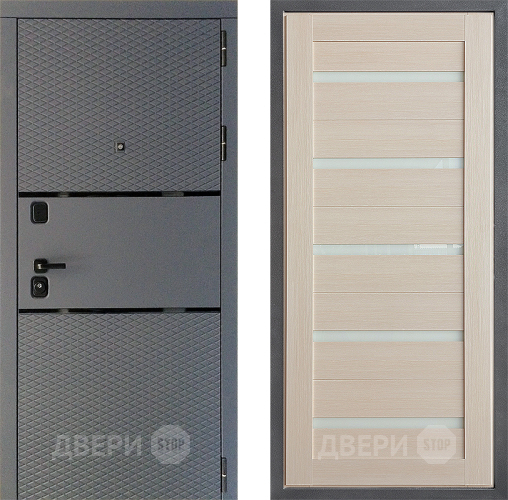 Входная металлическая Дверь Дверной континент Диамант Дизайн ФЛ-47 Капучино в Яхроме