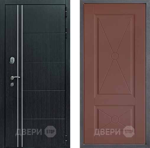 Дверь Дверной континент Теплолюкс Дизайн ФЛ-617 Ясень шоколадный в Яхроме