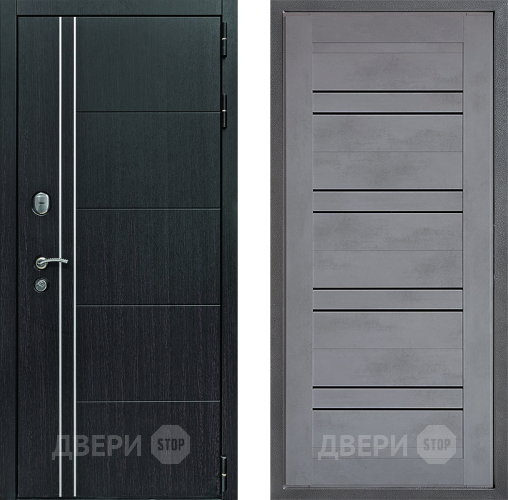 Дверь Дверной континент Теплолюкс Дизайн ФЛ-49 Бетон серый в Яхроме