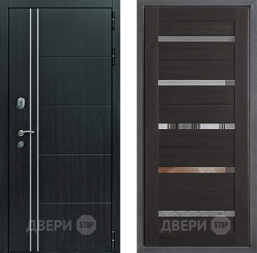 Входная металлическая Дверь Дверной континент Теплолюкс Дизайн ФЛ-47 Венге в Яхроме