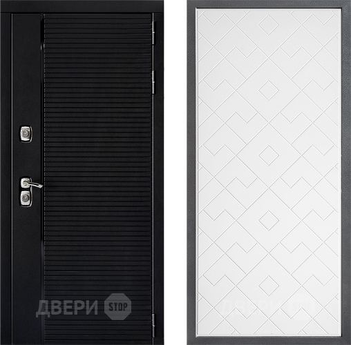 Дверь Дверной континент ДК-1 ФЛ-Тиффани Белый софт в Яхроме