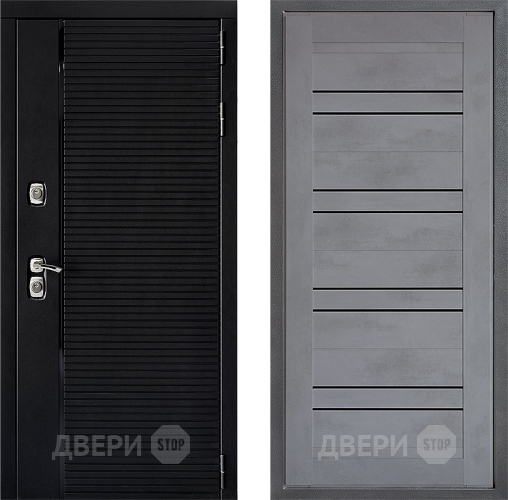 Входная металлическая Дверь Дверной континент ДК-1 ФЛ-49 Бетон серый в Яхроме