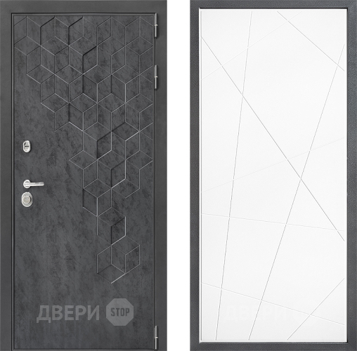Дверь Дверной континент ДК-3/713 ФЛ-655 Белый софт в Яхроме