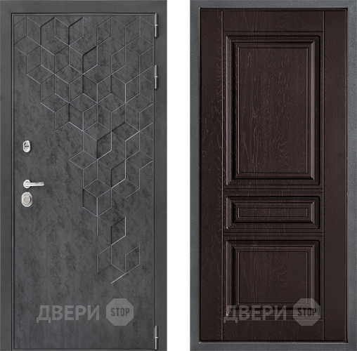 Дверь Дверной континент ДК-3/713 ФЛ-243 Дуб шоколадный в Яхроме
