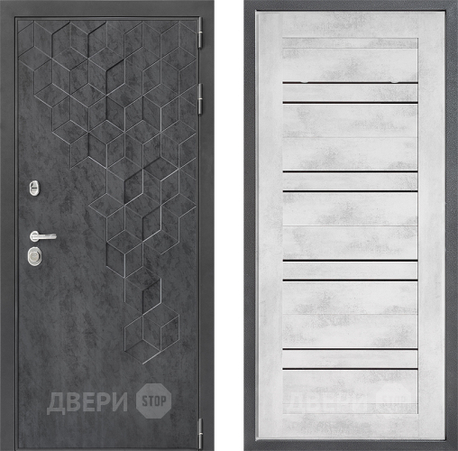 Дверь Дверной континент ДК-3/713 ФЛ-49 Бетон снежный в Яхроме