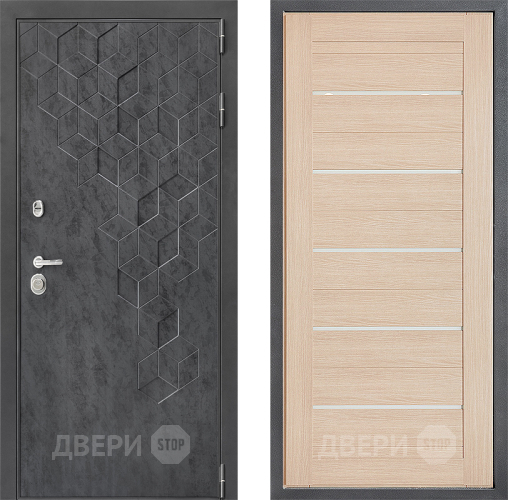 Входная металлическая Дверь Дверной континент ДК-3/713 ФЛ-46 Капучино в Яхроме
