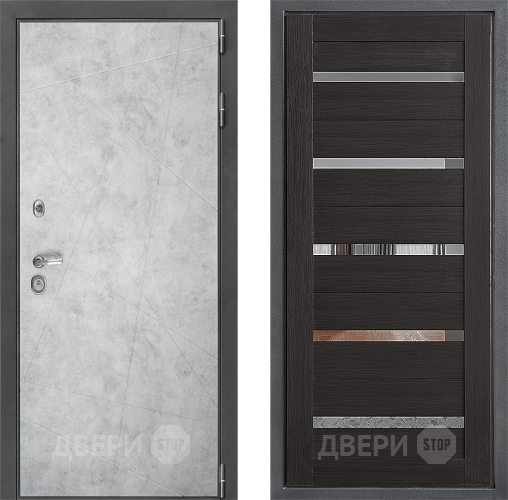 Входная металлическая Дверь Дверной континент ДК-3/743 ФЛ-47 Венге в Яхроме
