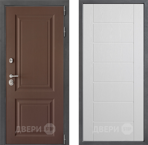 Дверь Дверной континент ДК-3/729 ФЛ-Лайн Белое дерево в Яхроме