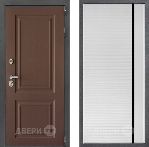 Дверь Дверной континент ДК-3/729 ФЛ-757 Черное Стекло Софт милк в Яхроме