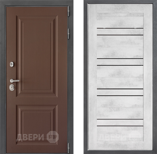 Дверь Дверной континент ДК-3/729 ФЛ-49 Бетон снежный в Яхроме