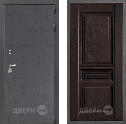 Дверь Дверной континент ДК-3/744 ФЛ-243 Дуб шоколадный в Яхроме